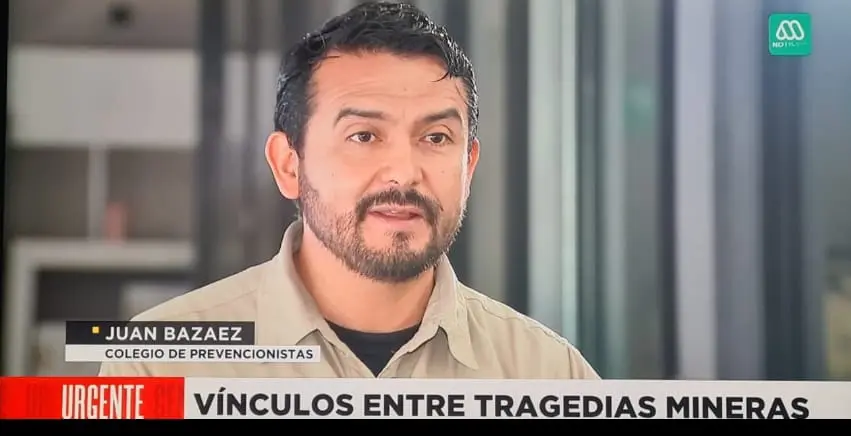 Juan Bazaez, representante de Academia CRO, en una entrevista sobre prevención de riesgos